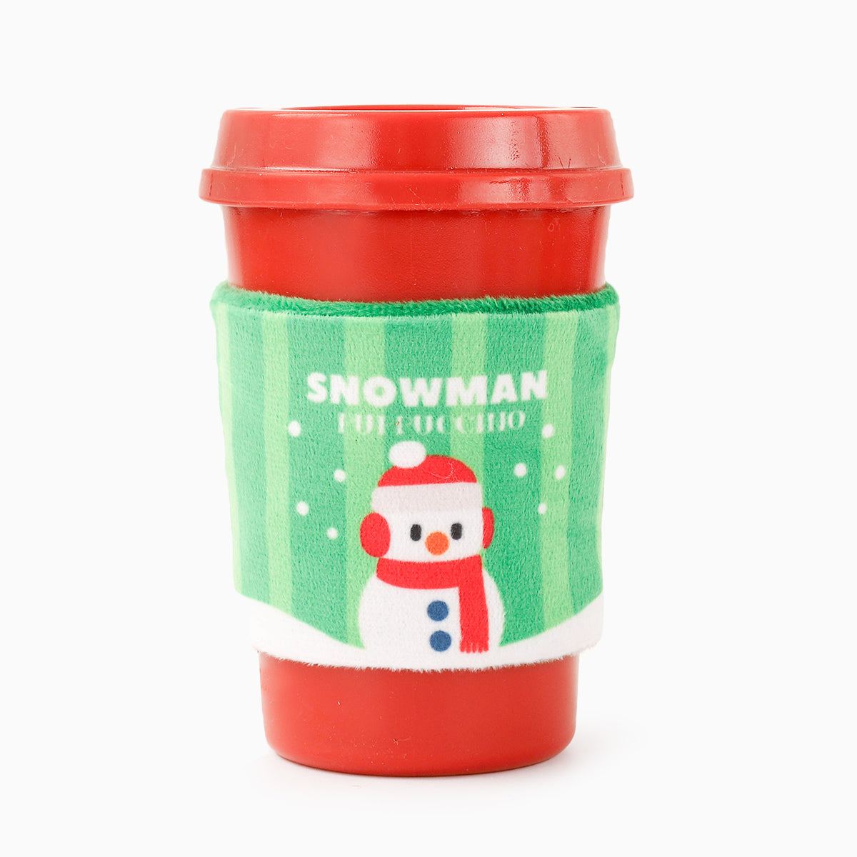 Happy Woofmas – Snowman Puppuccino – TPR Rubber Dog Toy